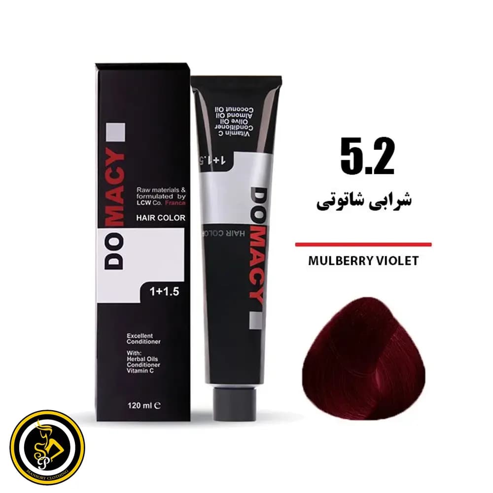 رنگ مو شرابی شاتوتی دوماسی شماره 5.2