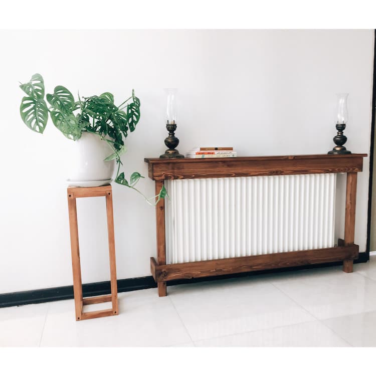 کنسول شوفاژ چوبی روسی مدل L303 روستیک دکور فیلبندشاپ مدل 828697 — تصویر ۳