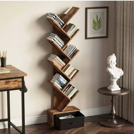 کتابخانه کشودار چوبی طرح ویلیام فیلبندشاپ مدل 836632