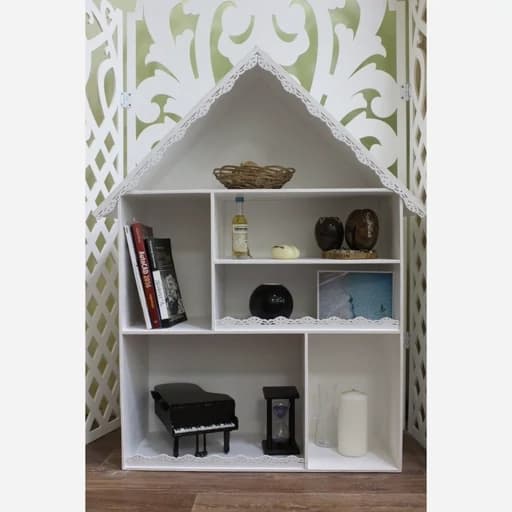 کتابخانه ی رومیزی طرح خانه فیلبندشاپ مدل 836629