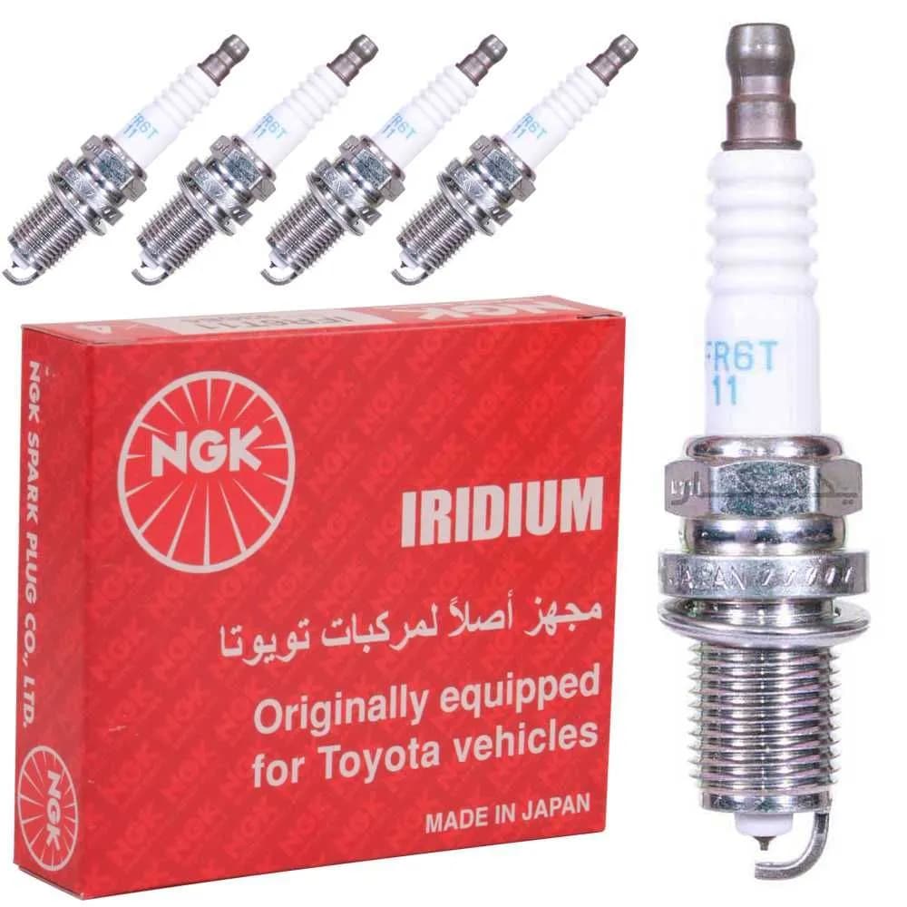 شمع موتور پژو 206 تیپ 2 پایه کوتاه سوزنی ایریدیوم لیزری ان جی کی NGK کد IFR6T-11-93684