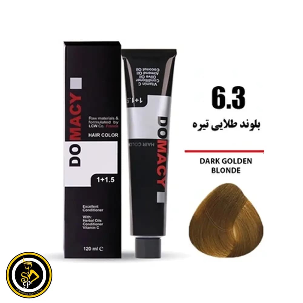 رنگ مو بلوند طلایی تیره دوماسی شماره 6.3