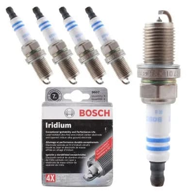 شمع موتور دنا پایه کوتاه دبل ایریدیوم سوزنی بوش کد 9607-FR7DII33X