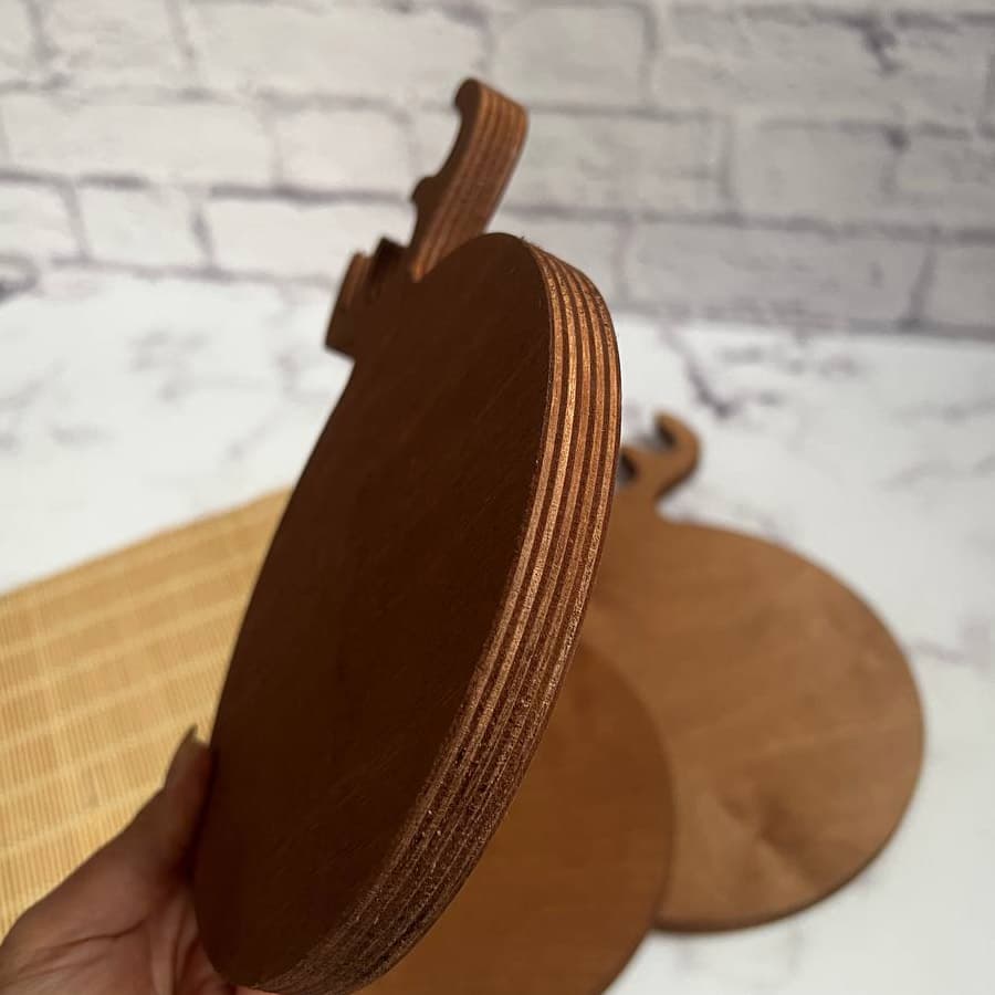 تخته سرو شاخ گوزن دایره کد 519 — تصویر ۴