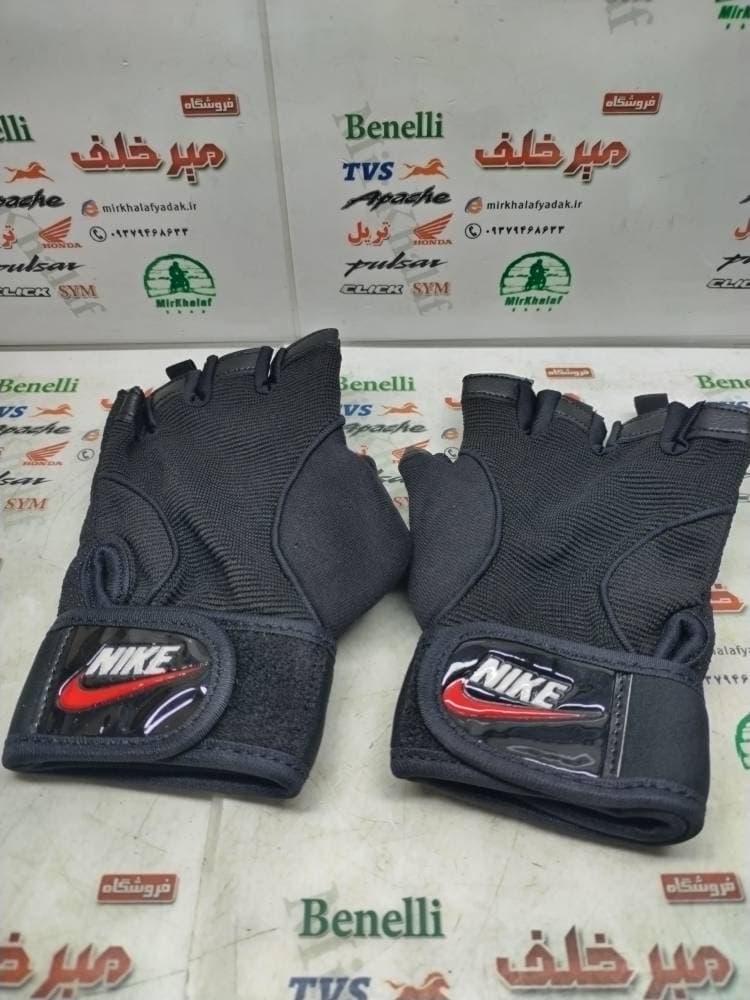 دستکش نیمه انگشتی اسپرت ساده