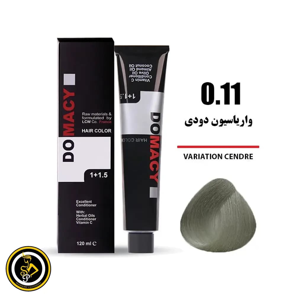 رنگ مو واریاسیون دودی دوماسی شماره 0.11