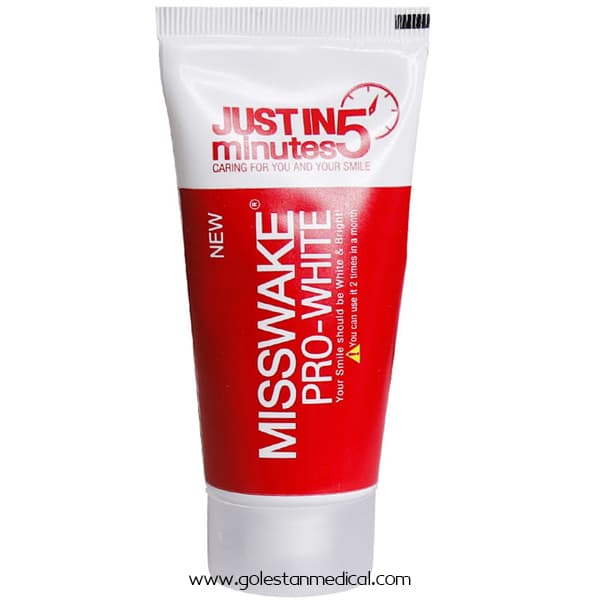 خمیر دندان سفید کننده میسویک مدل Just in 5 minute حجم 50ML