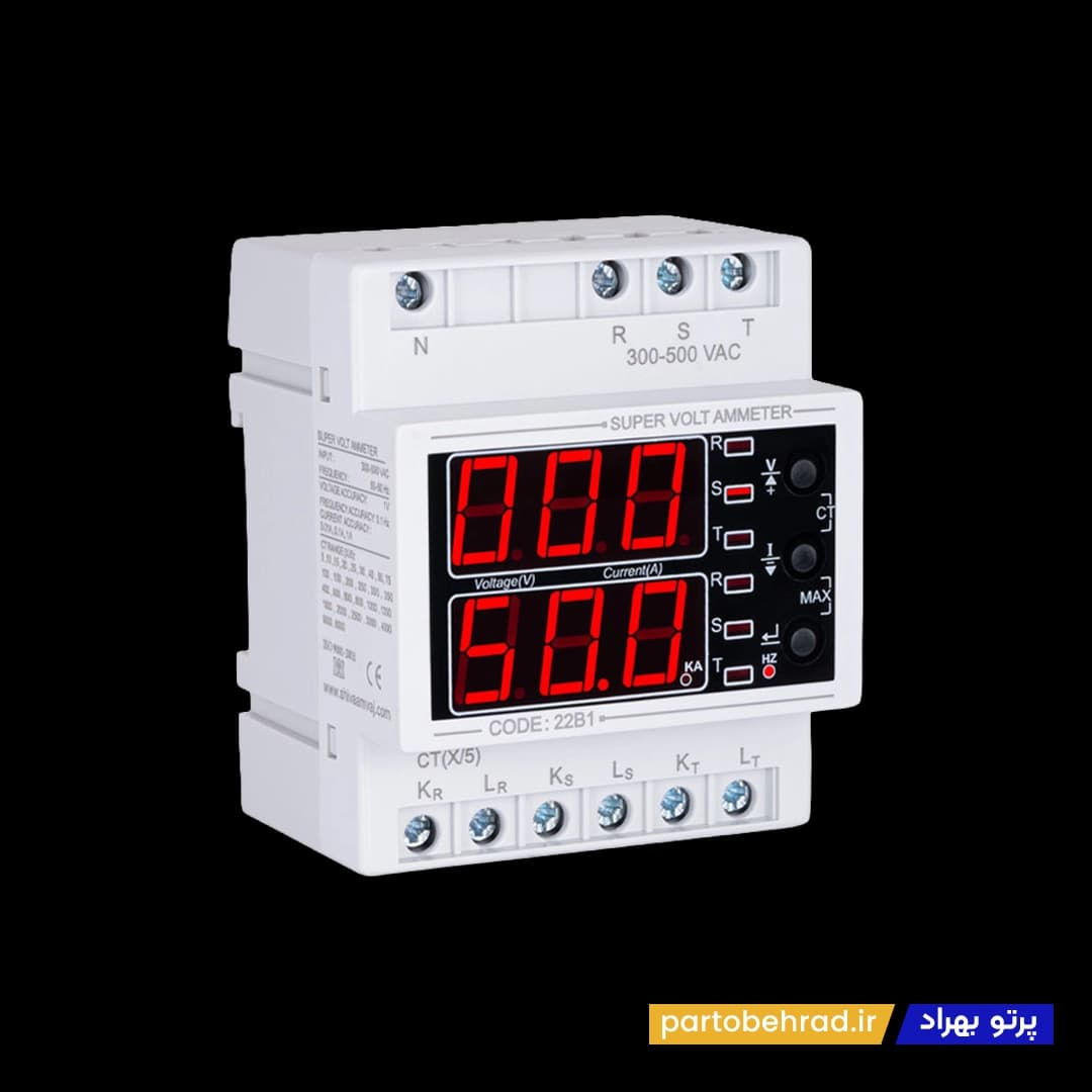 سوپر ولت آمپرمتر 71 شیوا امواج مدل VAB-6000A 22B1