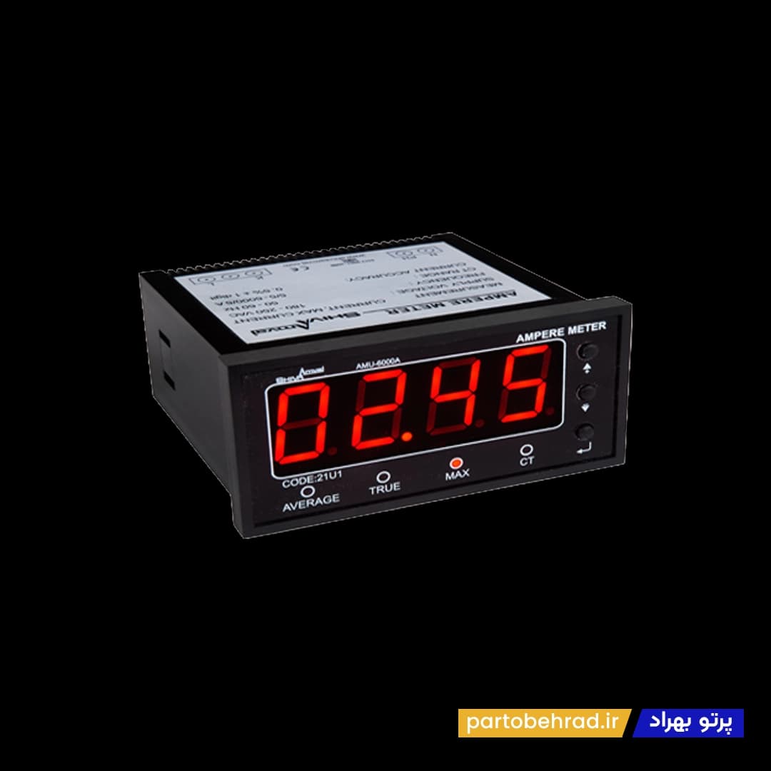 آمپر متر 96*48 شیوا امواج مدل AMU-6000A 21U1