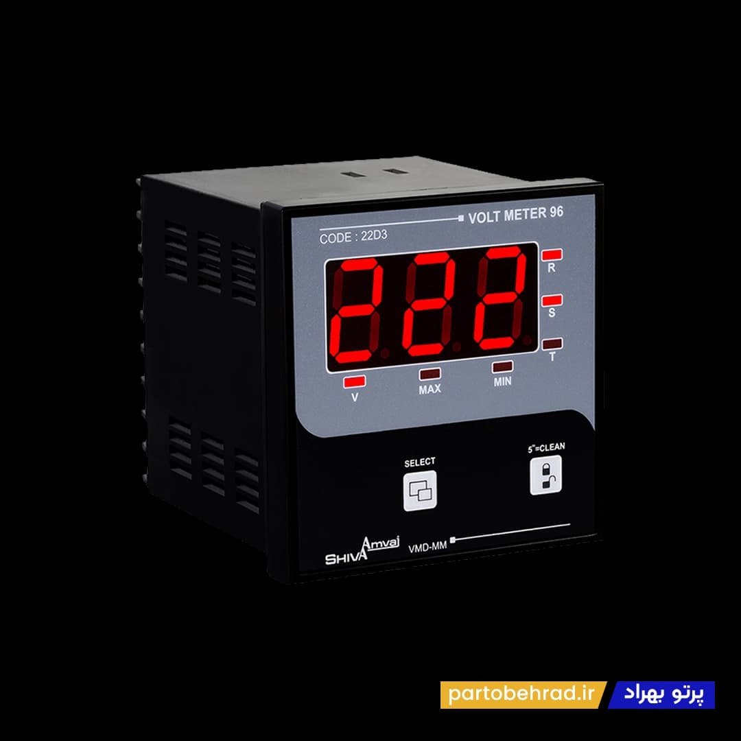 ولت متر تکی 96 دیجیتال شیوا امواج مدل VMD-MM 22D3