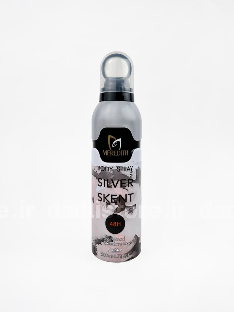اسپری بدن مردیت مدل Sliver skent
