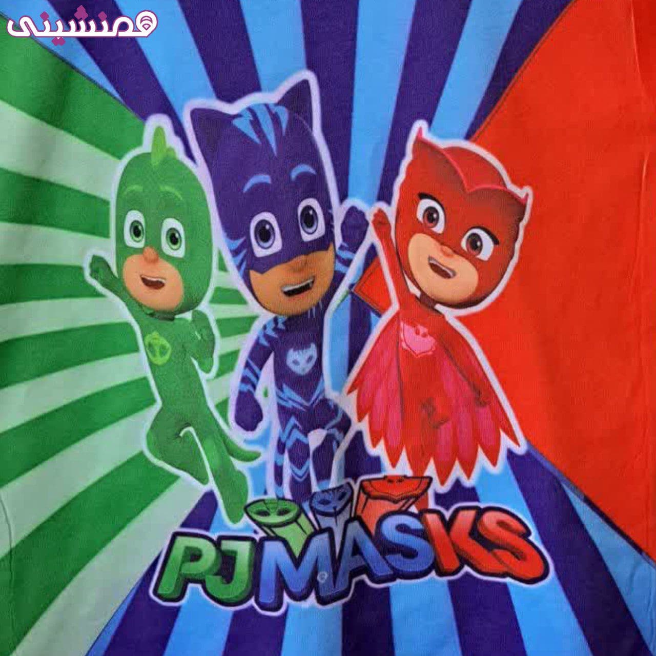تیشرت زیبای پنبه طرح شب نقابها PJMASKS — تصویر ۲