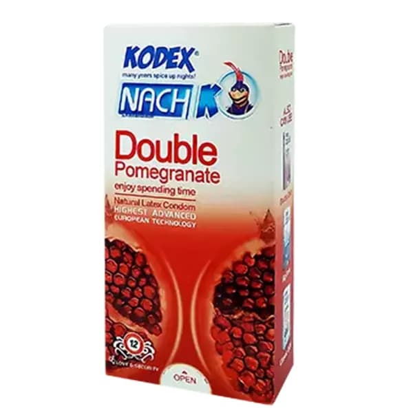 کاندوم لوبریکانت کدکس تنگ کننده Double Pomegranate بسته 12 عددی