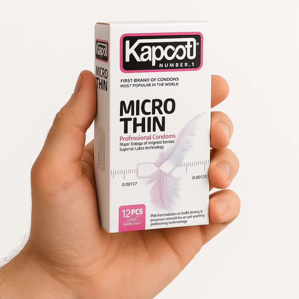 کاندوم لوبریکانت کاپوت بسیار نازک Micro Thin بسته 12 عددی — تصویر ۲