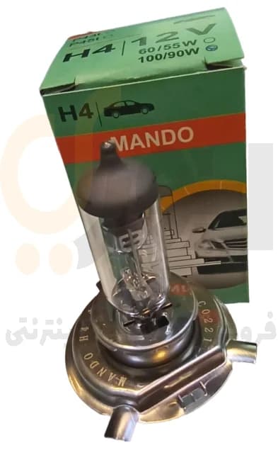 لامپ سه خار H4 نور فابریک 12V100/90W ماندو | MANDO — تصویر ۲