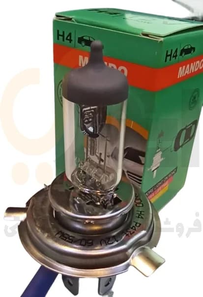 لامپ سه خار H4 نور فابریک 12V60/55W ماندو | MANDO