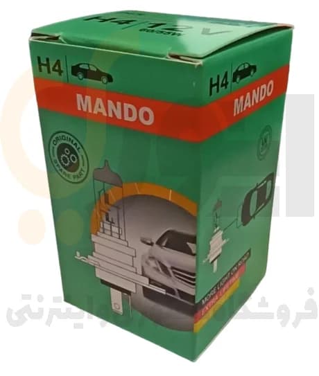 لامپ سه خار H4 نور فابریک 12V60/55W ماندو | MANDO — تصویر ۴