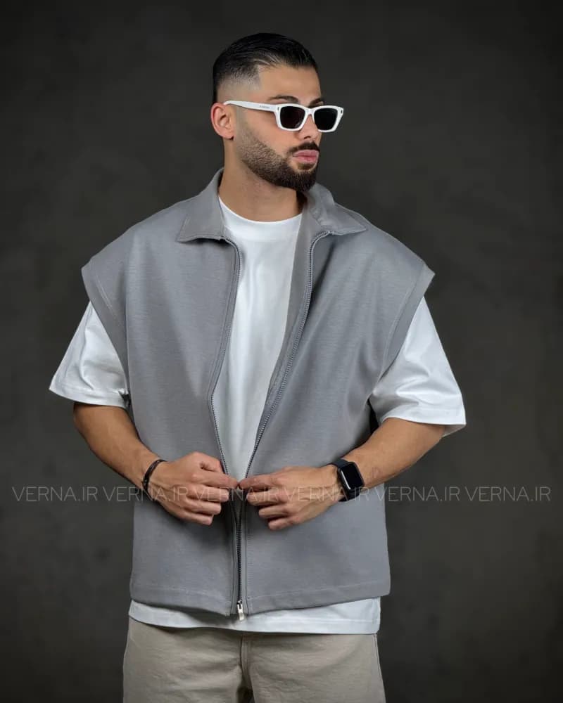 وست زیپی مردانه VR — تصویر ۸