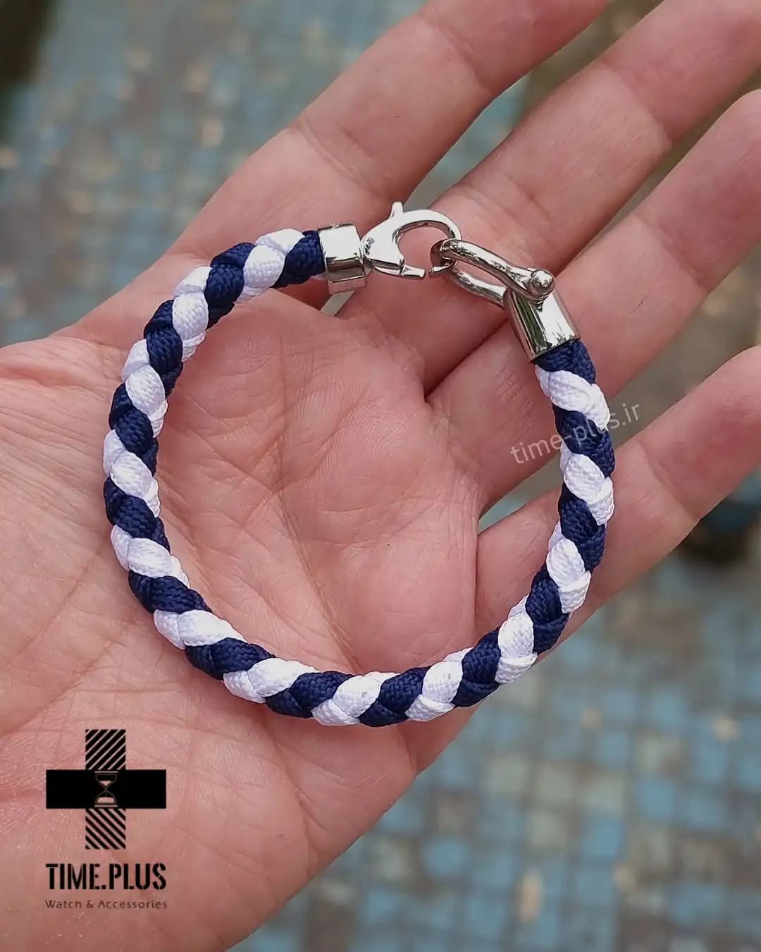 دستبند امگا مدل Sailing سفید سرمه ای (کیفیت مستر) — تصویر ۲