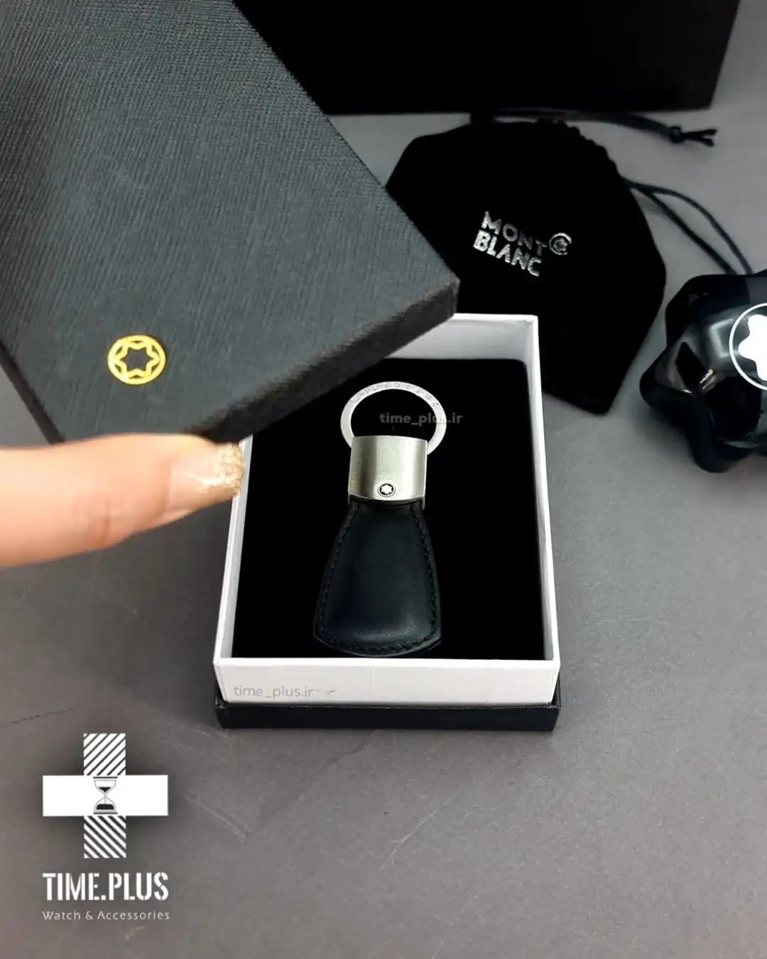 جاسوئیچی Montblanc مشکی — تصویر ۷