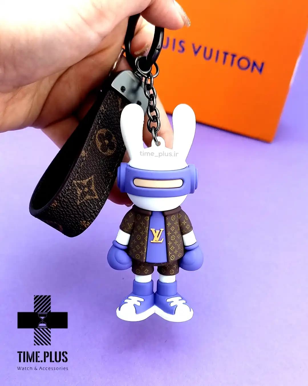 جاسوئیچی LouisVuitton طرح خرگوش — تصویر ۳