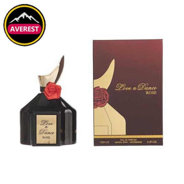 ادکلن زنانه فراگرنس ورد مدل لاو ان دنس رز رایحه لانکوم ترزور این لاو