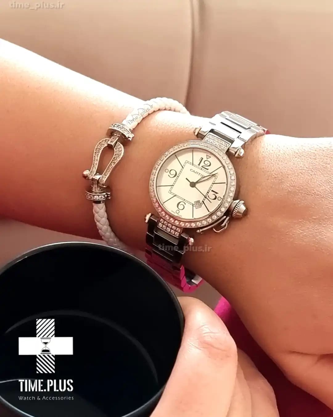 ساعت زنانه Cartier مدل پاشا — تصویر ۵