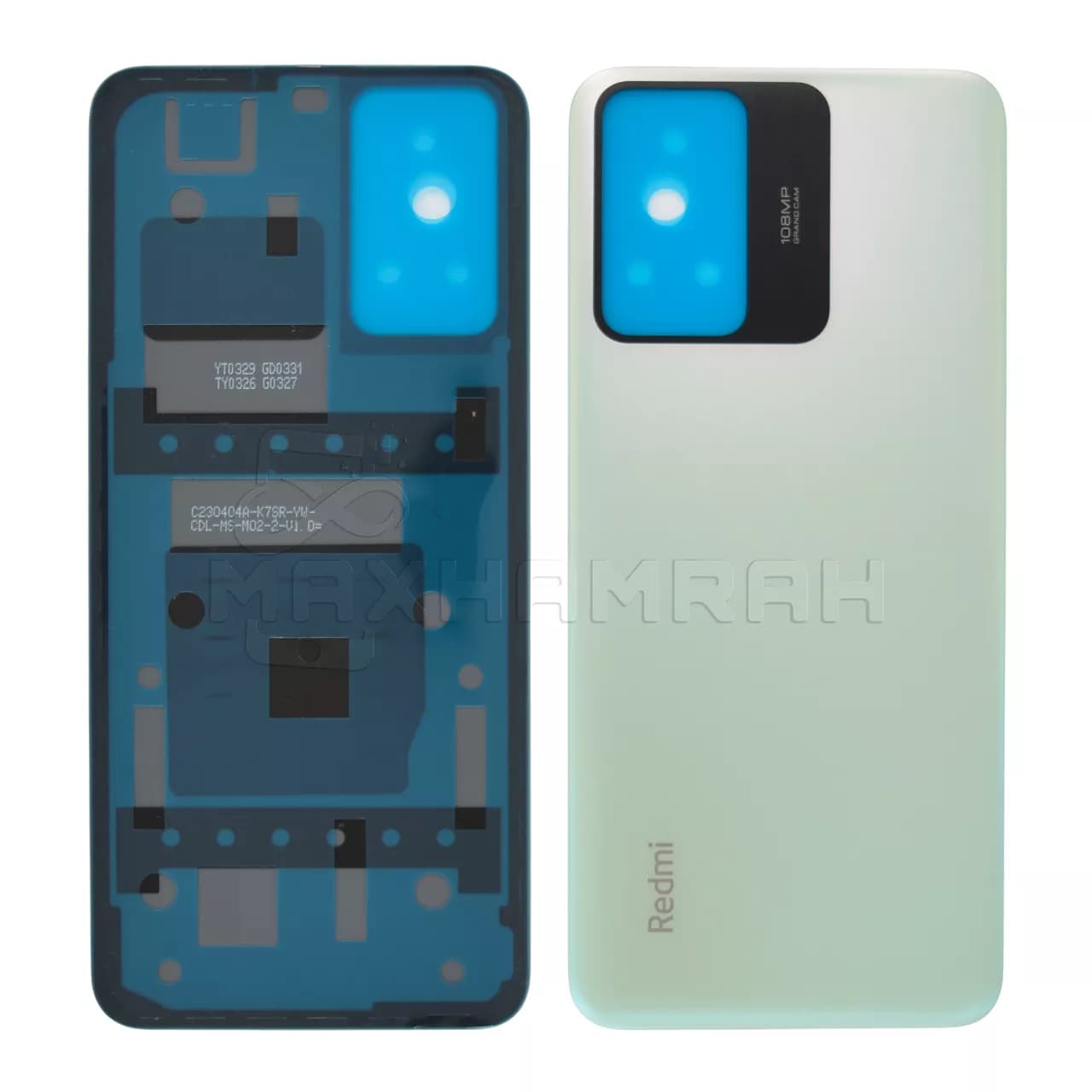 درب پشت گوشی شیائومی ردمی XIAOMI REDMI NOTE 12S سبز