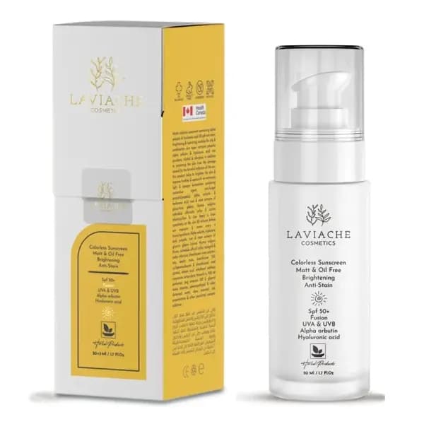 کرم ضد آفتاب بی رنگ spf50+ فیوژن واتر لاویاچه