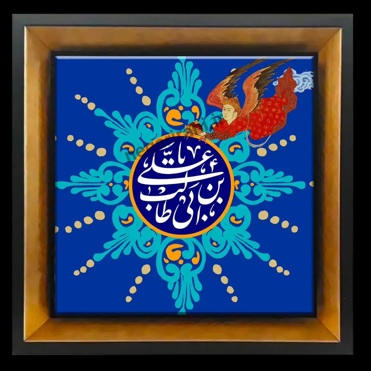 تابلو کاشی یا علی ابن ابی طالب مدل 2D 243
