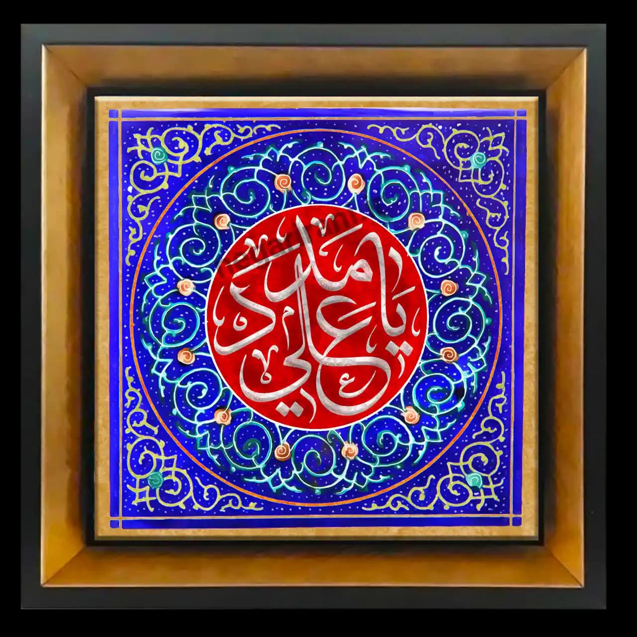 تابلو کاشی یا علی مدد مدل 2D 237