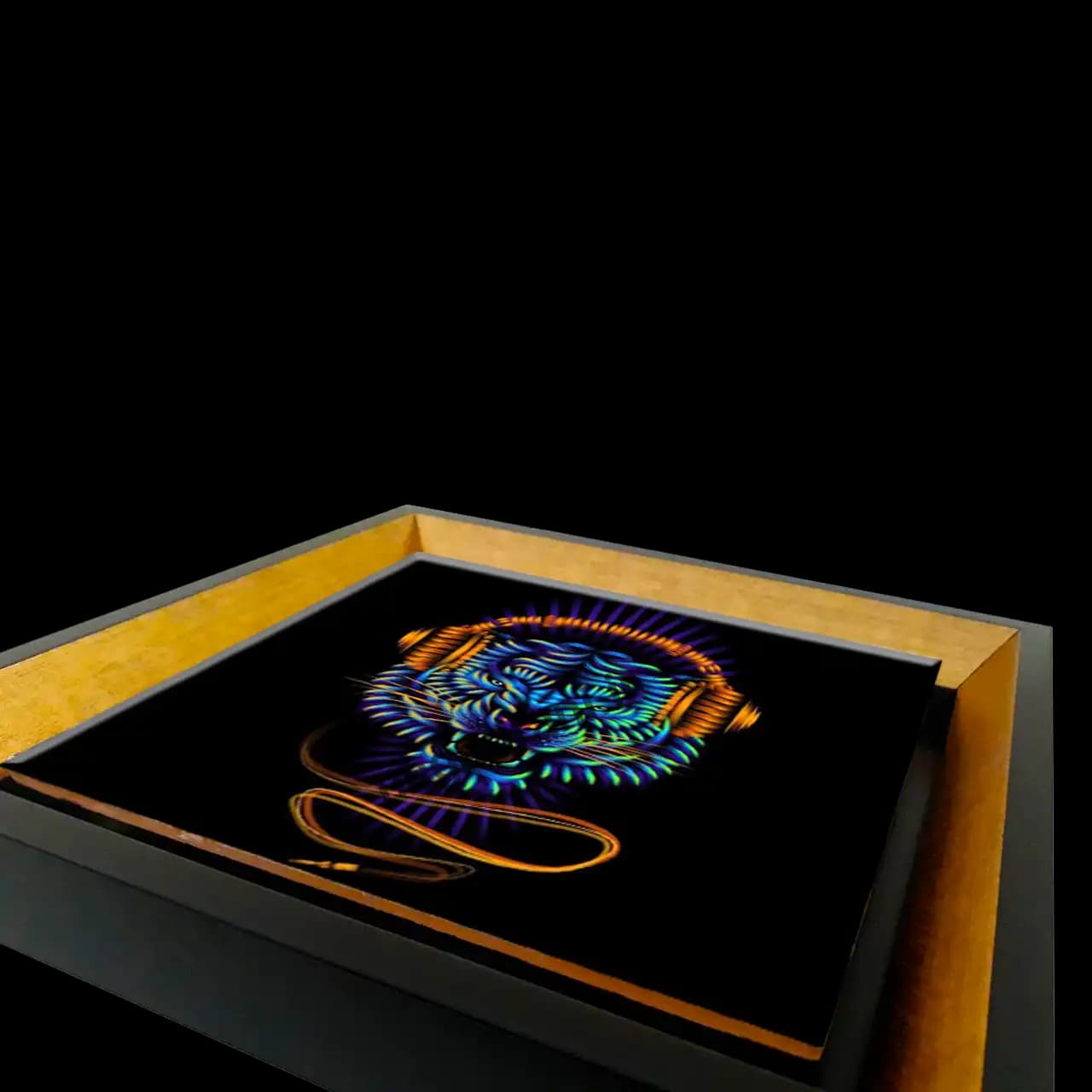 تابلو کاشی شیر و آهنگ مدل AC 14 — تصویر ۳