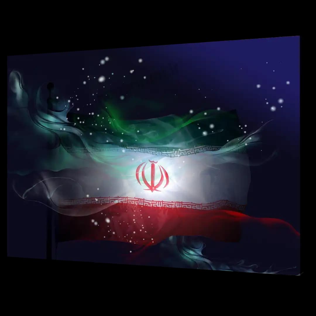 تابلو شاسی پرچم ایران مدل AE 8