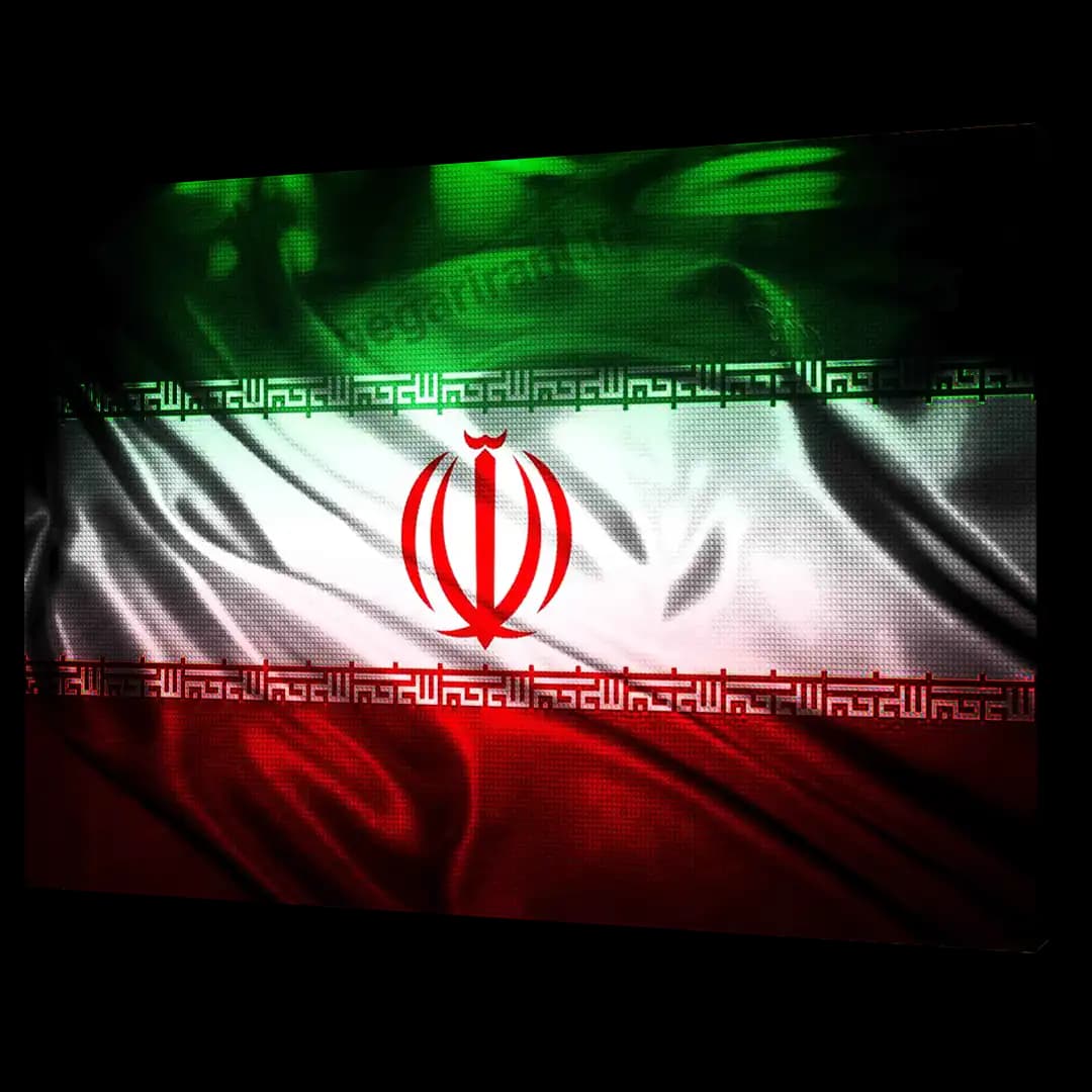 تابلو شاسی پرچم ایران مدل AE 5