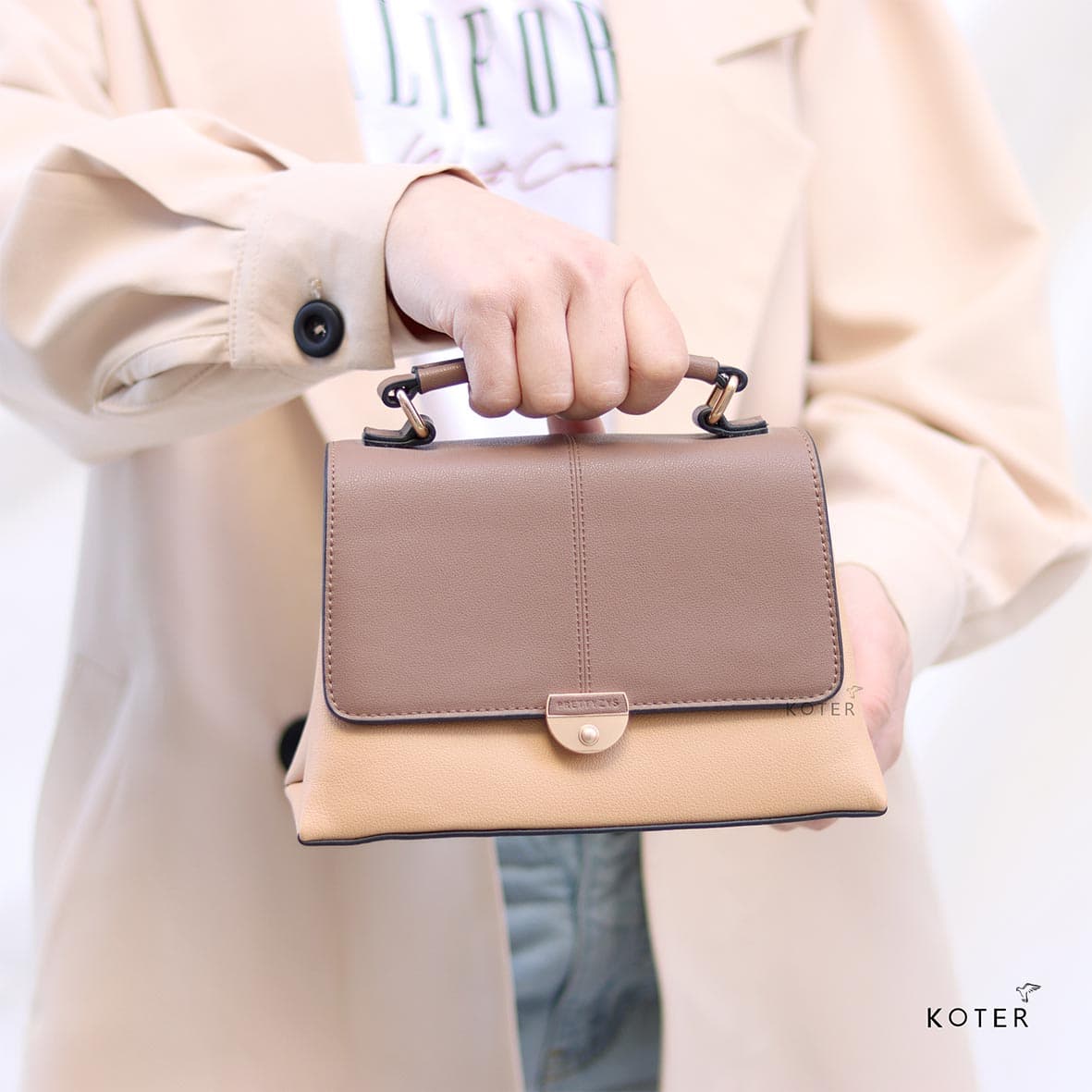 کیف دستی دوشی پرتیز کدx052 — تصویر ۵