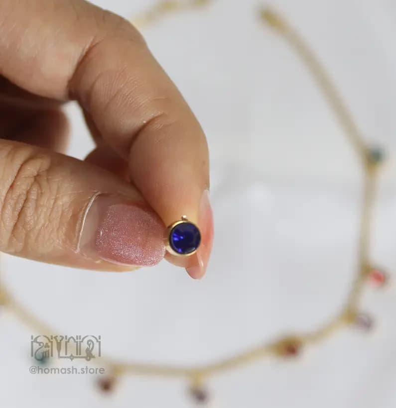 گردنبند و گوشواره استیل کد 184 — تصویر ۲