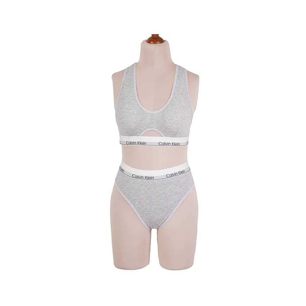 ست نیم تنه شورت زنانه اسپرت نخی پنبه ای مرلین سایز L XL — تصویر ۳