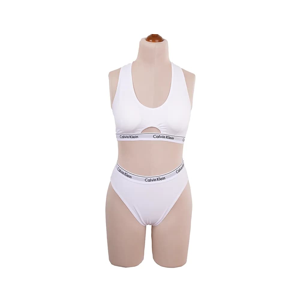 ست نیم تنه شورت زنانه اسپرت نخی پنبه ای مرلین سایز L XL — تصویر ۲