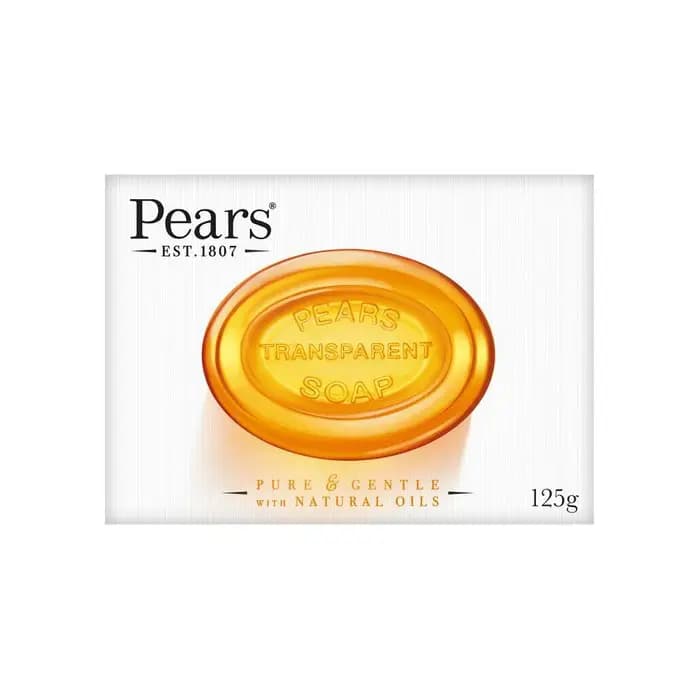 صابون گلیسیرینه شفاف پیرز Pears Natural Oils وزن 100 گرم