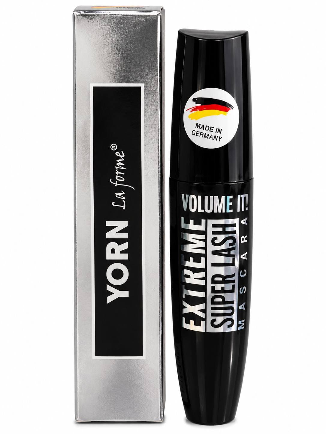 ریمل حجم دهنده یورن اصل YORN Extreme Super Lash مشکی حجم دهنده زیاد مژه ساخت آلمان با ضمانت اصالت و مرجوعی