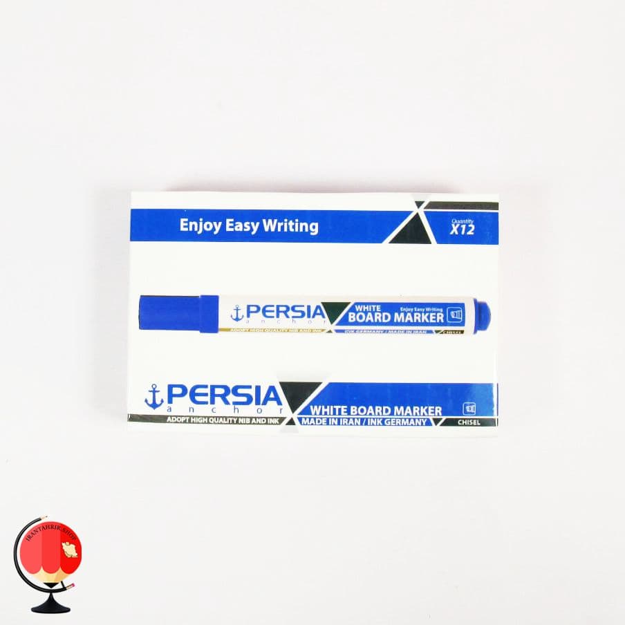 ماژیک وایت برد آبی نوک تخت پرشیا — تصویر ۵