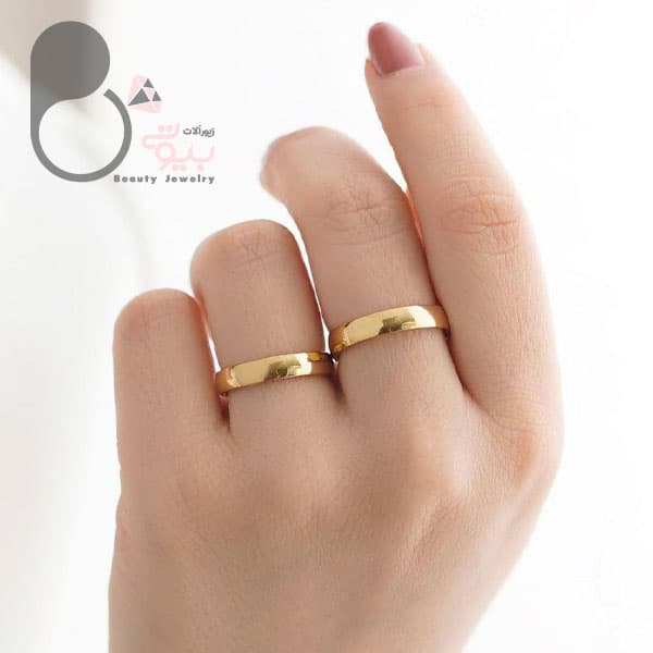 حلقه ست زنانه مردانه استیل — تصویر ۳
