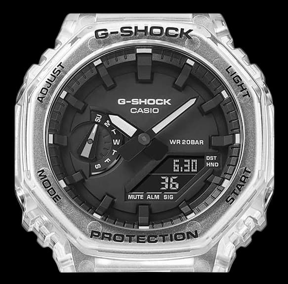 ساعت مچی کاسیو جی شاک Casio G-Shock مدل GA-2100SKE-7ADR سری Skeleton — تصویر ۷