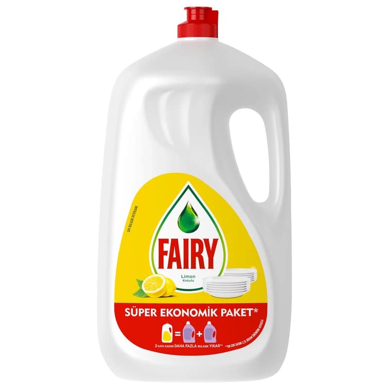مایع ظرفشویی اقتصادی فیری لیمویی ۲.۶ لیتر fairy