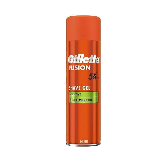 ژل اصلاح ریش ژیلت فیوژن برای پوست حساس Gillette