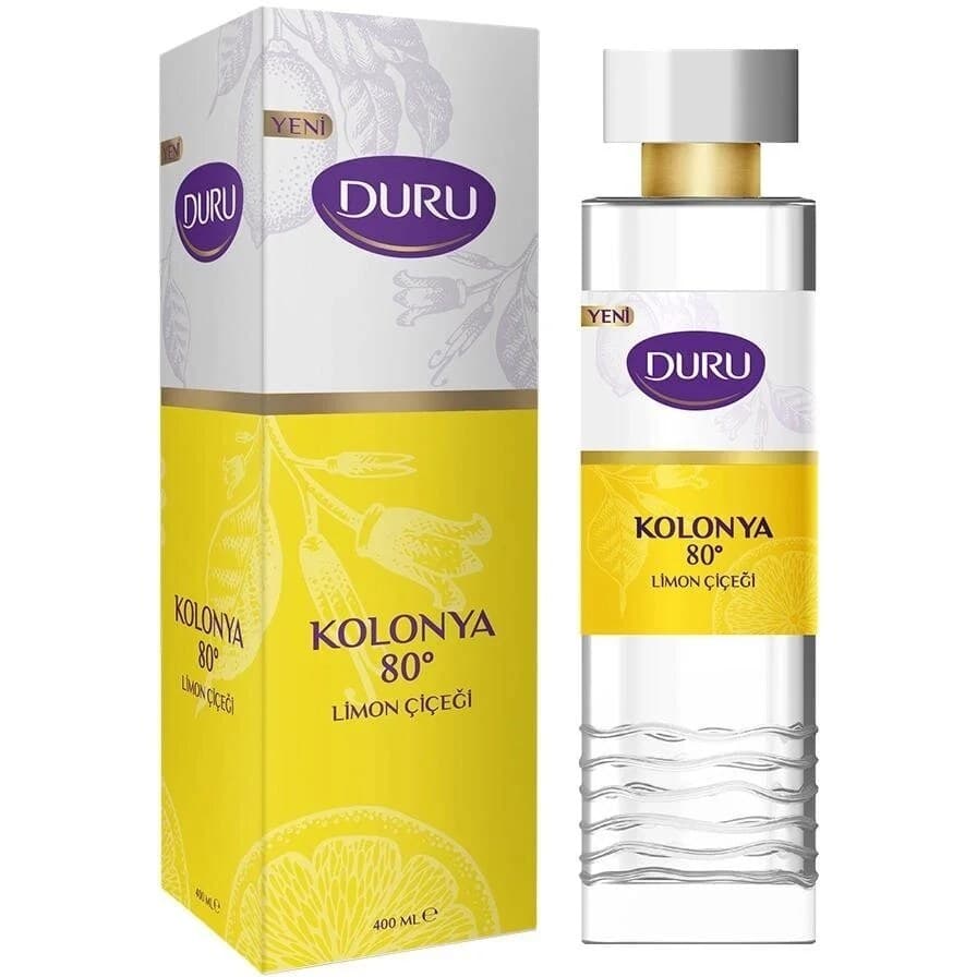 محلول ضدعفونی کننده کولونیا دورو اسانس شکوفه لیمو duru حجم 400 میلی لیتر