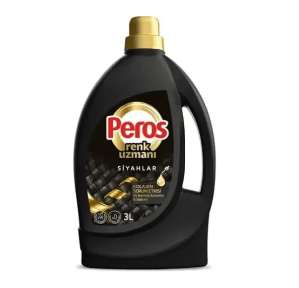 مایع لباس مشکی ترکیه پروس 3 لیتر peros