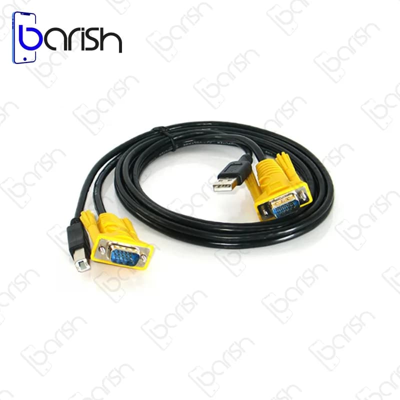 کابل KVM USB پی نت 1.5 متر — تصویر ۲