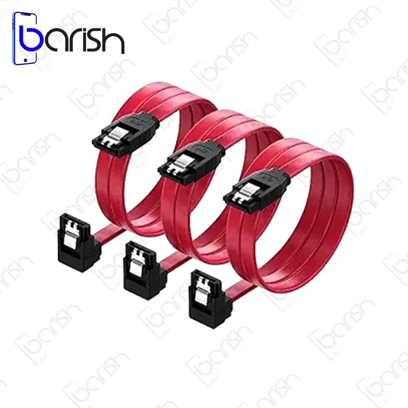 کابل دیتا ساتا 6Gb قفل دار پی نت 30 سانتی متر