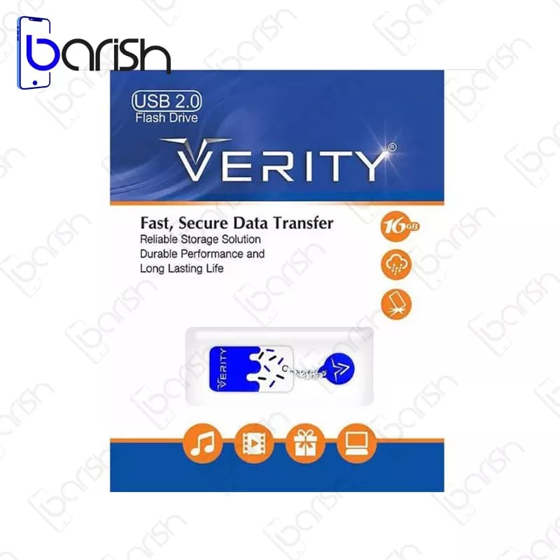 فلش مموری وریتی مدل V901 ظرفیت 16 گیگابایت USB2.0 — تصویر ۲